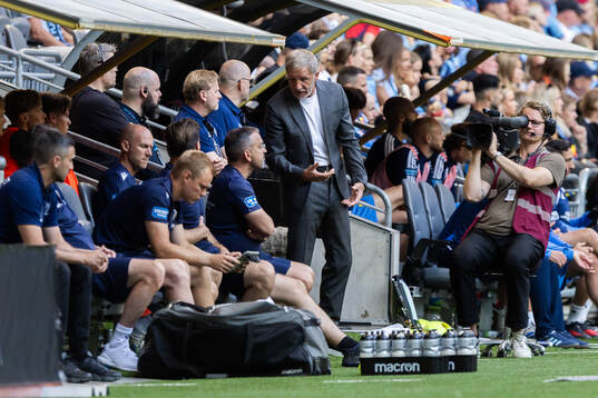 Halmstads tränare Stuart Baxter