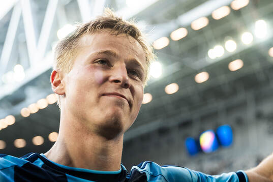 Djurgårdens Bo Hegland jublar