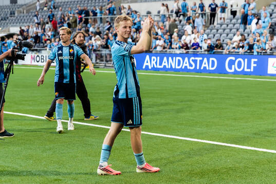 Djurgårdens Bo Hegland jublar