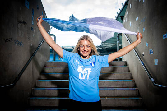 Malmö FF presenterar Charlotte Grant som ny spelare