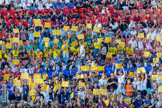 under invigningen av Gothia Cup