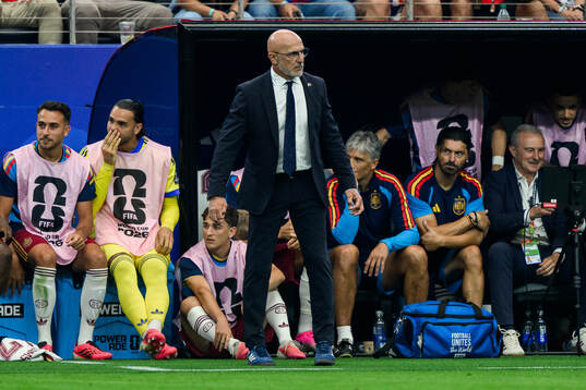 Head coach Luis De La Fuente Castillo of Spain
