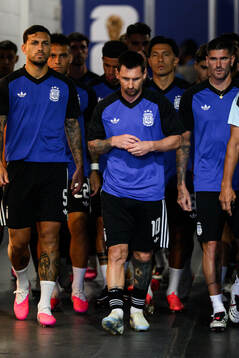 Lionel Messi of Argentina