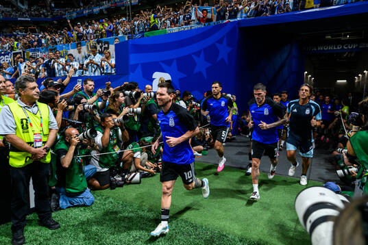 Lionel Messi of Argentina