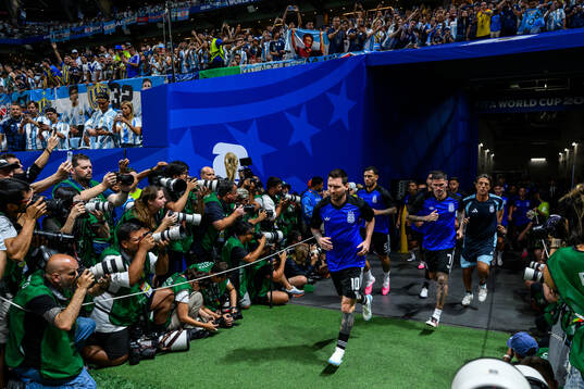 Lionel Messi of Argentina