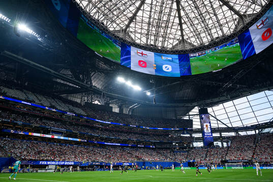 General view of Atlanta Stadium