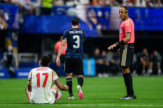 Morgan Rogers of England, Nicolas Tagliafico of Argentina