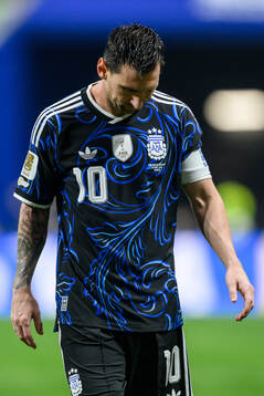 Lionel Messi of Argentina