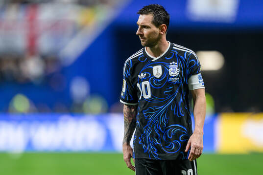 Lionel Messi of Argentina
