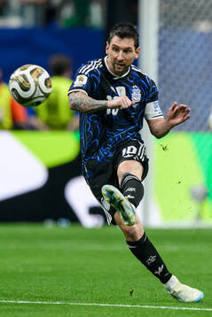 Lionel Messi of Argentina