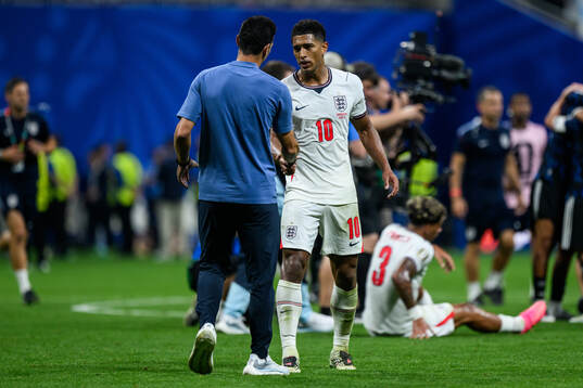 Head coach Lionel Sebastián Scaloni of Argentina and Jude