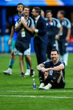 Lionel Messi of Argentina