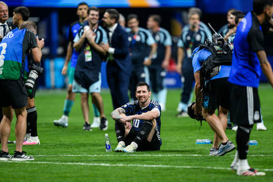 Lionel Messi of Argentina