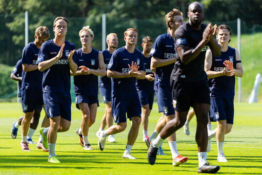 IFK Göteborgs August Erlingmark och Sam Larsson