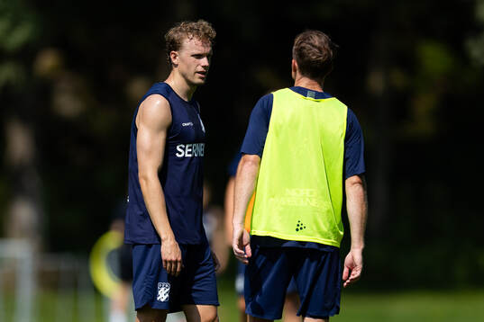 IFK Göteborgs Hjörtur Hermannsson och Sam Larsson