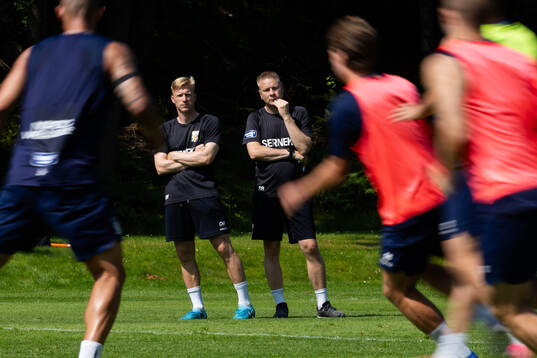 IFK Göteborgs assisterande tränare Oscar Wendt och