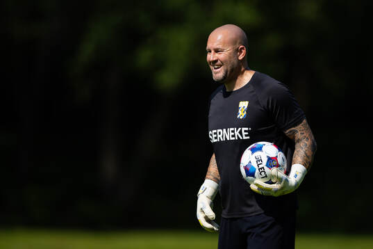 IFK Göteborgs målvaktstränare Lee Baxter