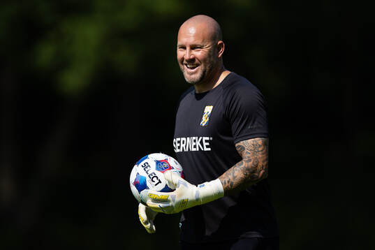 IFK Göteborgs målvaktstränare Lee Baxter