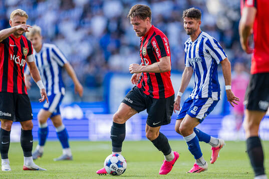Brommapojkarnas Rasmus Örqvist och IFK Göteborgs Ramon