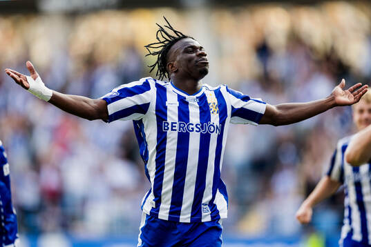 IFK Göteborgs Rockson Yeboah jublar