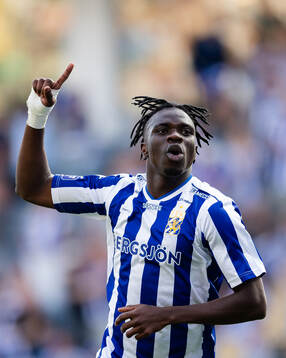 IFK Göteborgs Rockson Yeboah jublar