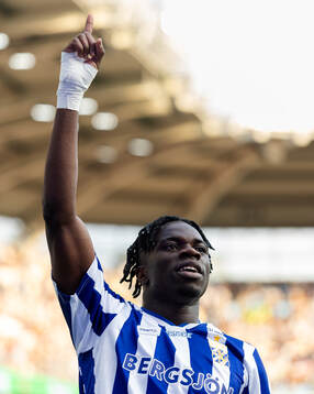 IFK Göteborgs Rockson Yeboah jublar