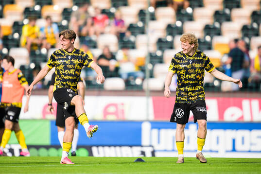 Mjällbys Teo Helge och Martin Agnarsson