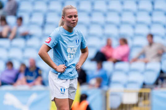 Malmö FFs Älvali Lindström deppar