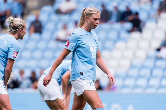 Malmö FFs Ellen Löfqvist deppar