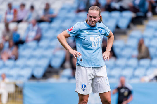 Malmö FFs Agnes Mårtensson deppar