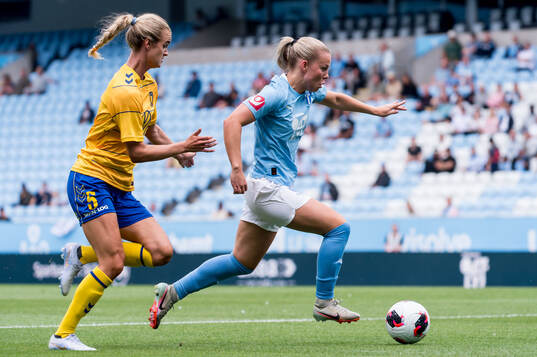Brøndbys Emma Braut Brunes och Malmö FFs Älvali