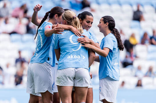 Malmö FFs Hlin Eiriksdottir jublar