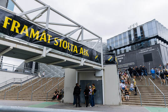 Exteriör av Strawberry Arena