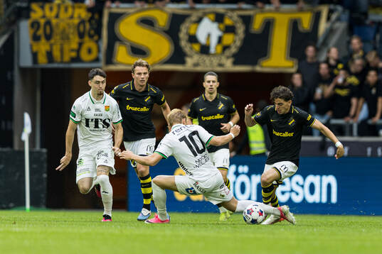 GAIS Henry Sletsjøe och AIKs Taha Ayari
