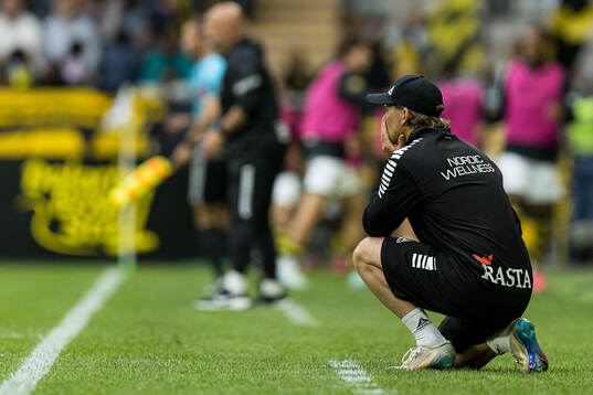 under fotbollsmatchen i Allsvenskan mellan AIK och GAIS