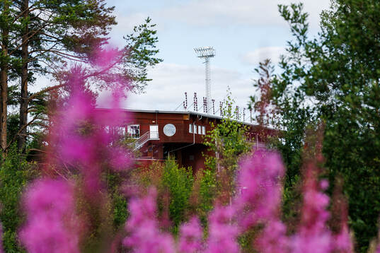 Jämtkraft Arena fotbollsmatchen i Superettan mellan