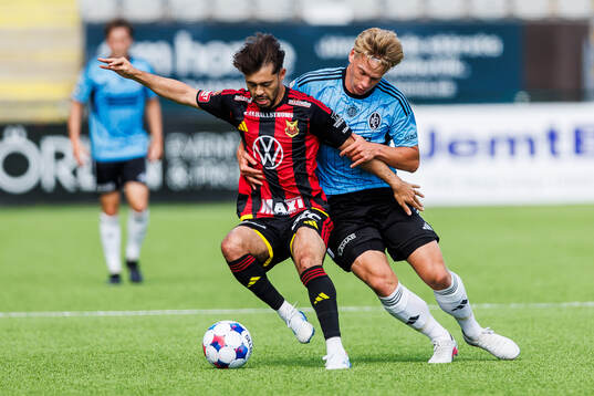 Östersunds Emil Özkan och Landskronas Gustaf Bruzelius