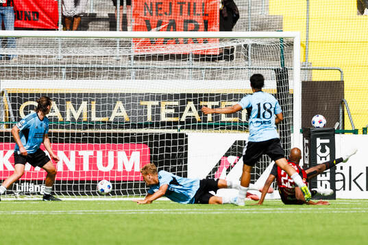 Östersunds Jabir Abdihakim Ali gör 1-0