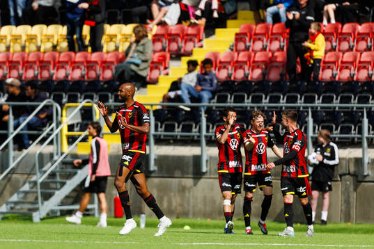 Östersunds Jabir Abdihakim Ali jublar