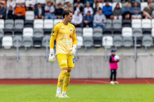 Varbergs målvakt Oscar Ekman