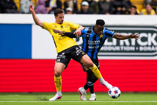 Elfsborgs Simon Olsson och Sirius Mohamed Soumah