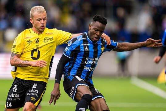 Elfsborgs Frederik Ihler och Sirius Mohamed Soumah