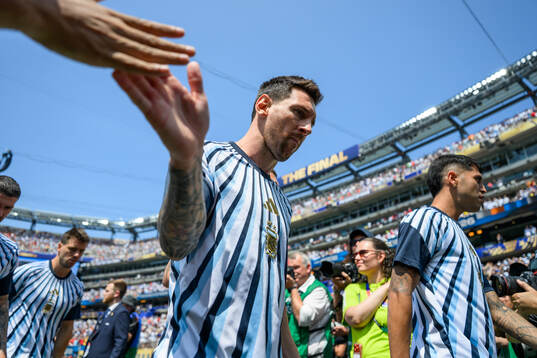 Lionel Messi of Argentina