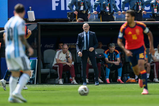 Head coach Luis De La Fuente Castillo of Spain