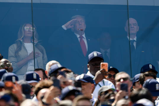 Melania Trump, Donald Trump, President of USA, and Gianni
