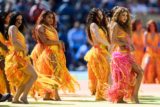 Shakira performs