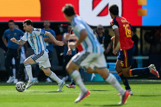 Lionel Messi of Argentina