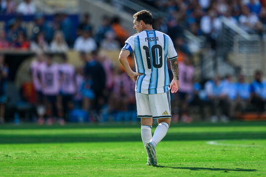 Lionel Messi of Argentina
