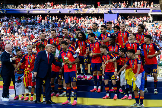 Donald Trump, President of USA, and Rodri of Spain