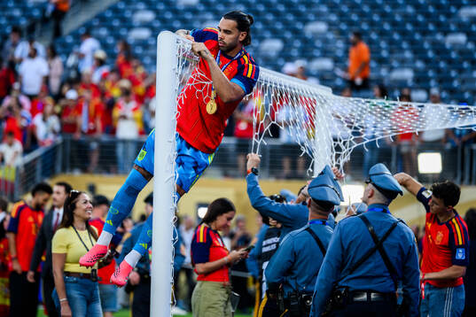 goalkeeper Joan Garcia of Spain